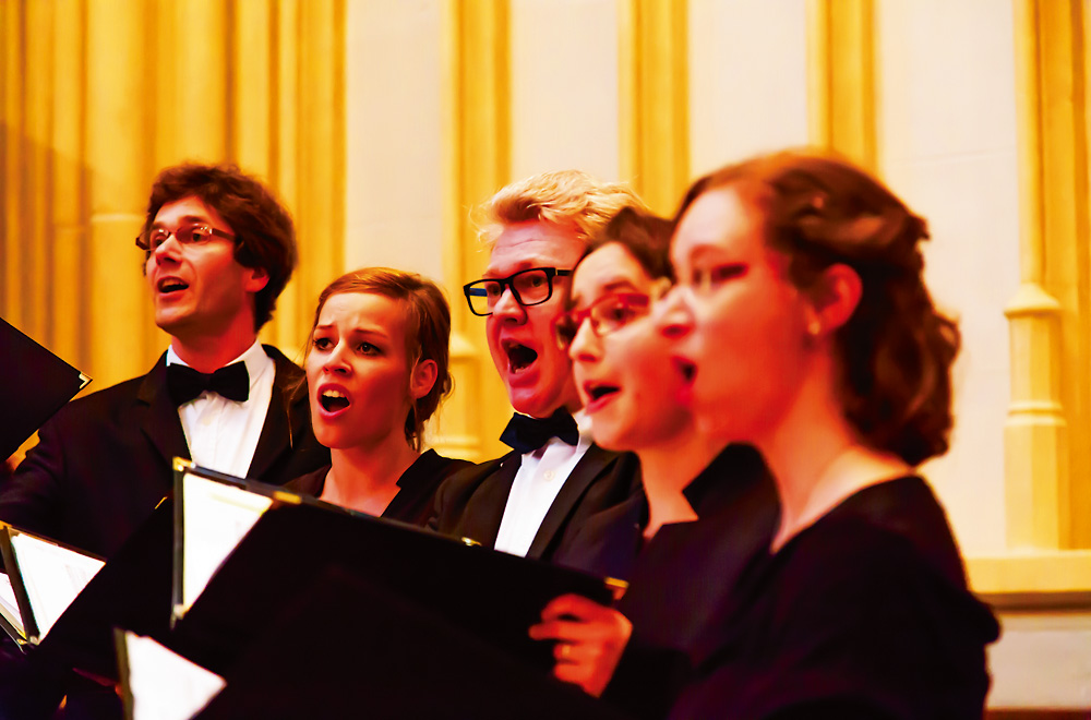 Kammerchor Cantamus unter Leitung von Winfried Müller